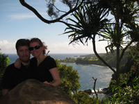 Wendy en Dirk in Hawai